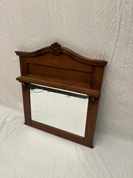 Spiegel- Prachtig Gesneden - Hout, Antiek en Kunst, Curiosa en Brocante