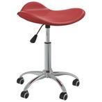 vidaXL Chaise pivotante à dîner Rouge bordeaux, Maison & Meubles, Chaises, Verzenden, Neuf