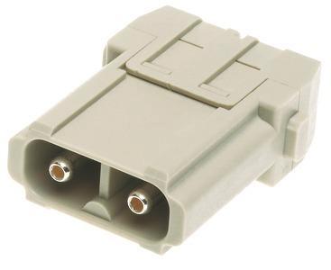 Harting Han 40A Mannelijke Modulaire Contactinvoeging 2P -, Doe-het-zelf en Bouw, Elektriciteit en Kabels, Verzenden