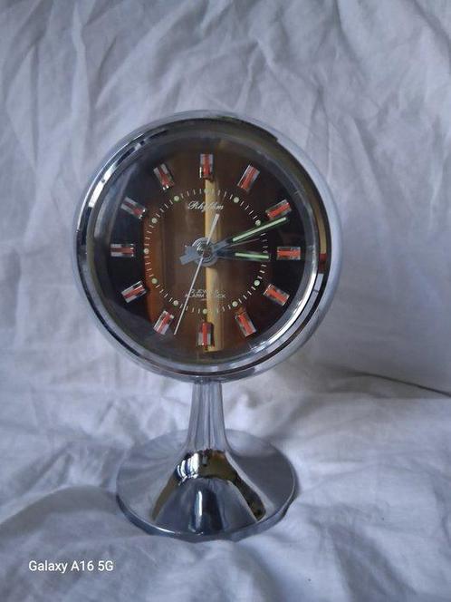 Réveil - Rhythm -  Moderne Chrome - 1960-1970 - réveil de, Antiek en Kunst, Kunst | Designobjecten