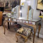 Kaptafel - Fluweel, Hout, Verguld messing, spiegel