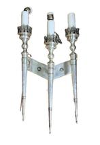 Wandlamp (2) - Zilverbrons - Antorchas de Tres Brazos, Antiek en Kunst