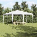 vidaXL Partytent Wit 400 x 400 x 270 cm Polyester, Staal, Verzenden, Nieuw