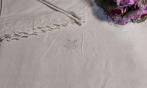 Drap de lit (3) - 280 cm - 215 cm - Anciennes broderies