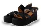 Mustang Sandalen in maat 40 Zwart | 5% extra korting, Kleding | Dames, Verzenden, Zwart, Nieuw, Sandalen of Muiltjes