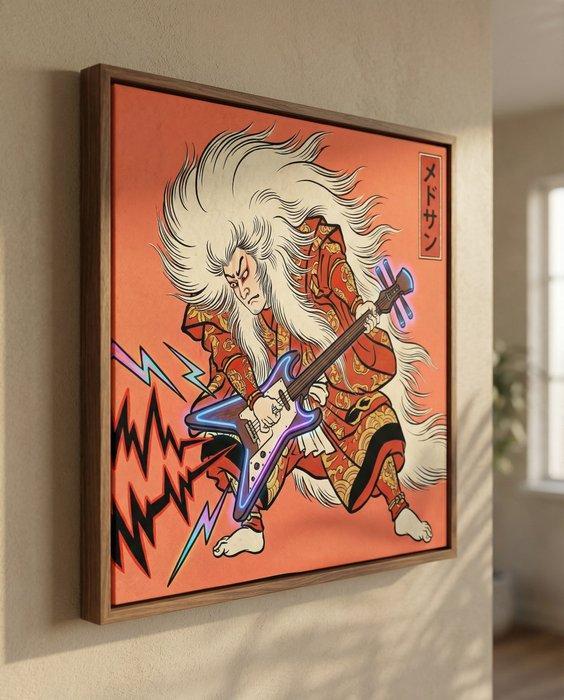 MEDSAN - Kabuki Rocker () - Hand Signed, Antiquités & Art, Art | Objets design