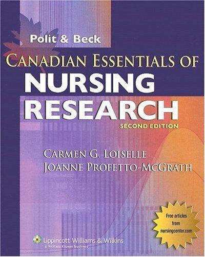 Canadian Essentials of Nursing Research 9780781784160, Livres, Livres Autre, Envoi
