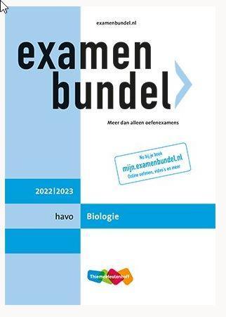 Examenbundel havo Biologie 2022/2023 9789006639599, Livres, Livres Autre, Envoi