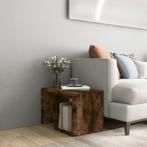 vidaXL Bijzettafel 59x36x38 cm bewerkt hout gerookt, Huis en Inrichting, Tafels | Bijzettafels, Verzenden, Nieuw