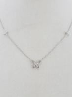 Halsketting - 18 karaat Geel goud - 0.57ct. tw. Diamant, Handtassen en Accessoires, Kettingen, Nieuw