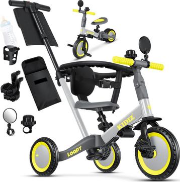 Loopfiets 6in1 - unisex - 1 tot 5 jaar - driewieler - tot, Kinderen en Baby's, Verzenden, Nieuw