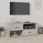 vidaXL Tv-meubel 100x35x40 cm bewerkt hout betongrijs, Verzenden, Nieuw