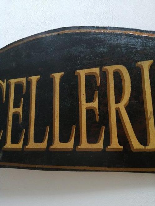 Panneau - boucherie - Métal, Antiek en Kunst, Antiek | Wandborden en Tegels