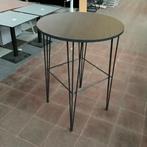 Tweedehands statafel met Hairpin poten, (hxbxd) 110x85x85, Gebruikt