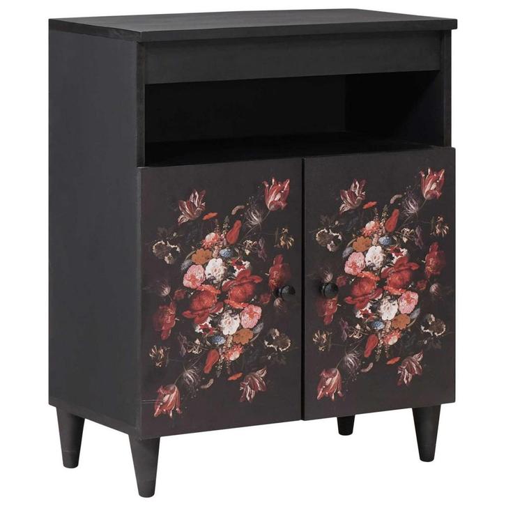 vidaXL Opbergkasten Multikleur 60 x 33,5 x 75 cm Massief, Huis en Inrichting, Woonaccessoires | Cd- en Dvd-rekken, Nieuw, Verzenden