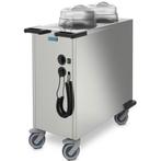 Bordendispenser | RVS | 80°C | Geforceerd | 166 Borden, Verzenden, Nieuw in verpakking