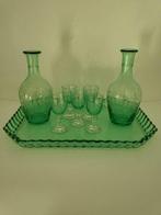 inconnu - Drankservies (8) - Uraniumglas - Voortreffelijke, Antiek en Kunst