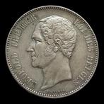 België. Leopold I. 5 Francs 1851 / Variante avec POINT au