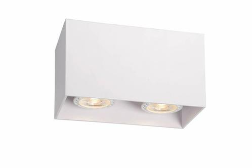 Lucide BODI - Plafondspot - 2xGU10 - wit -, Huis en Inrichting, Lampen | Spots, Nieuw, Verzenden