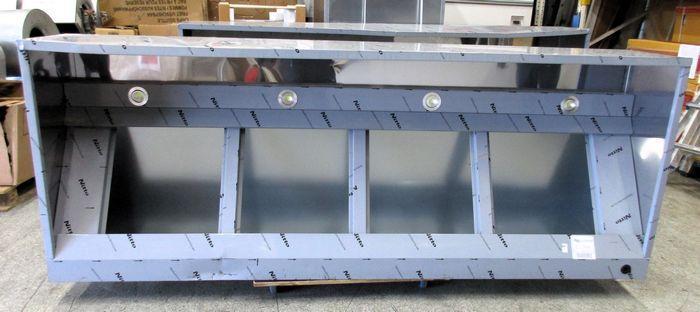 RVS Afzuigkap 250cm, Boxmodel, zonder motor, Elektronische apparatuur, Afzuigkappen