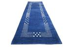 Zachtblauwe Gabbeh - Loper - 312 cm - 80 cm - ongebruikte, Huis en Inrichting, Stoffering | Tapijten en Vloerkleden, Nieuw