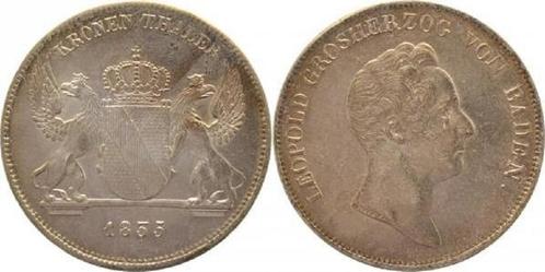 Duitsland Kronenthaler Leopold Grossherzog von Baden 1835..., Timbres & Monnaies, Monnaies | Europe | Monnaies non-euro, Envoi