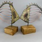 Jacek Drzymaa ( XX- XXI) - 2 LARGE KISSING FISH - hand made