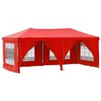 Partytent 3x6 Rood | Inklapbaar | Retour Deal -40%, Tuin en Terras, Partytenten, Verzenden, Nieuw