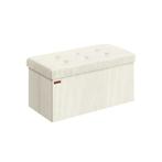 Opbergbank Creme 76L | Retour Deal | Zitbank aan -42%!, Verzenden, Nieuw, Overige materialen