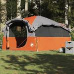 vidaXL Tunneltent 6-persoons waterdicht grijs en oranje, Caravans en Kamperen, Verzenden, Nieuw