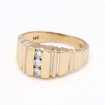 Bague - 14 carats Or jaune Diamant (Naturelle), Bijoux, Sacs & Beauté, Bagues