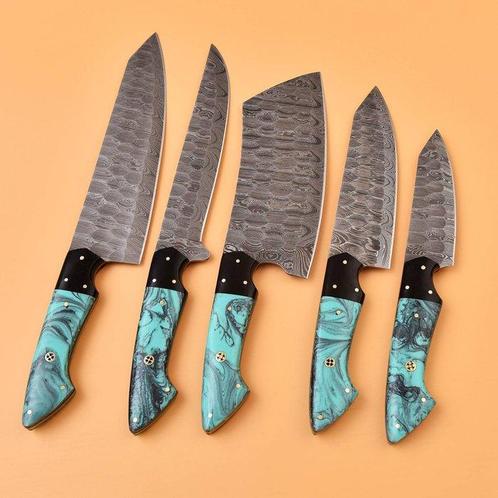 Keukenmes - Chefs knife - Hars en zwart G 10 - Noord, Antiek en Kunst, Antiek | Keukengerei