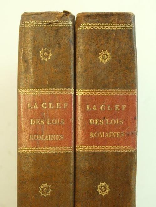 Fieffé-Lacroix - La clef des lois romaines ou dictionnaire, Antiek en Kunst, Antiek | Boeken en Manuscripten