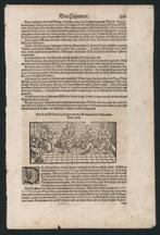 Sebastian Münster - 13 folios about Spain with numerous, Antiek en Kunst