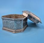 Sieradendoos - Octogonale sieradendoos – verzilverd –