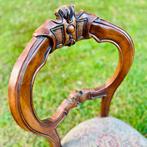 Stoel (2) - Hout, Textiel - Stile Luigi Filippo, Antiek en Kunst