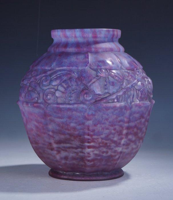 Pierre d’Avesn, • Pierre Girre (1901-1990) - Vase - Vase, Antiek en Kunst, Antiek | Glaswerk en Kristal