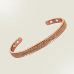 Koperen gezondheids-klemarmband met 6 magneten, Ophalen of Verzenden