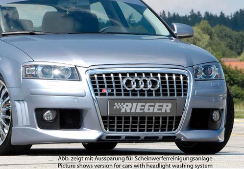 Rieger voorbumper R-Frame | Audi A3 8P 2003-2005 3D | ABS, Auto-onderdelen, Carrosserie, Nieuw, Audi, Verzenden