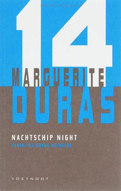 Nachtschip Night / Perlouses / 14 9789078068075 M. Duras, Boeken, Romans, Gelezen, Verzenden