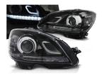 Koplampen LED DRL Black geschikt voor Mercedes W204, Auto-onderdelen, Verzenden, Nieuw, Mercedes-Benz