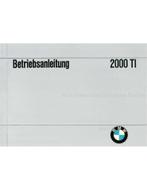 1967 BMW 2000 TI INSTRUCTIEBOEKJE DUITS