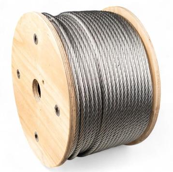 Staalkabel 3 mm 900 meter op katrol, Verzenden