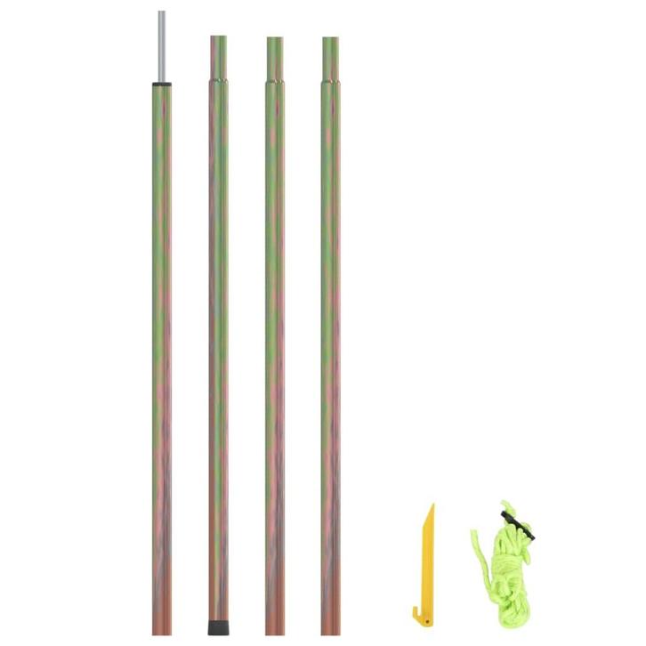 vidaXL Zonneschermpaal 250 cm gegalvaniseerd staal, Caravans en Kamperen, Tentaccessoires, Nieuw, Verzenden