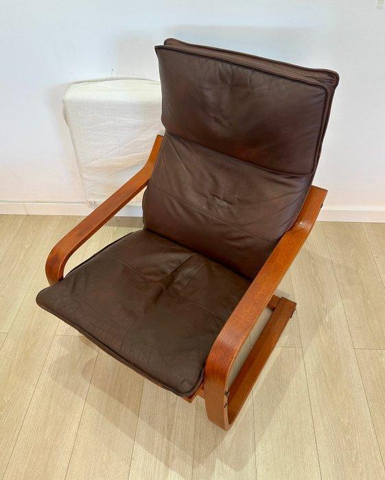 IKEA - Noboru Nakamura - Sofa - POÄNG fauteuil - Leder, Hout, Antiek en Kunst, Antiek | Meubels | Stoelen en Sofa's