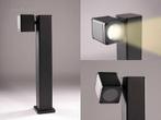 100 x Tuinlamp rechthoekig GU10 fitting zand zwart, Nieuw, Ophalen