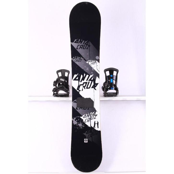 150 snowboard SANTA CRUZ, Black/white, CAMBER, Sport en Fitness, Snowboarden, Verzenden