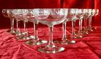 Verre à champagne (10) - Service de 10 coupes à champagne -, Antiek en Kunst