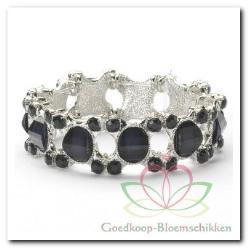 Corsage Polscorsage-armband Jelly Bean Black Corsage Polscor, Huis en Inrichting, Woonaccessoires | Kunstplanten en Kunstbloemen