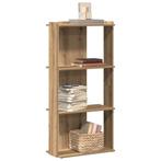vidaXL Boekenkast 3-laags 60x30x120 cm bewerkt hout, Verzenden, Nieuw